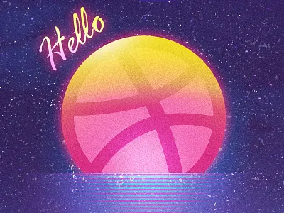 Hello Dribbble! 80s firstshot rochester