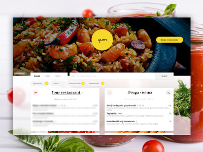 Yum meals clean food meals restaurant yum