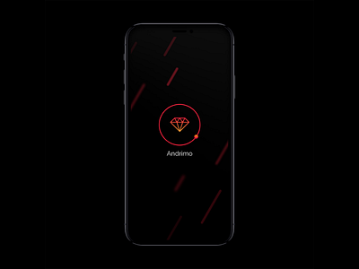 Andrimo Splash - Freebie android clean dark dimond glow ios iphone x photoshop space splash star xd