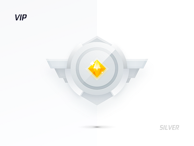 01 - Medal Silver grade icon medal silver vip