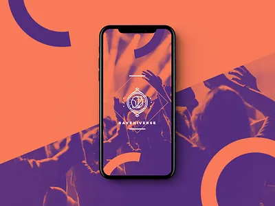 Raveniverse splash screen adobe adobexduikit contest dance icon playoff splash splashscreen uidesign xd