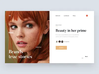 Read 💁🏼 brand collection fashion grid layout lookbook photography portrait product shop web woman