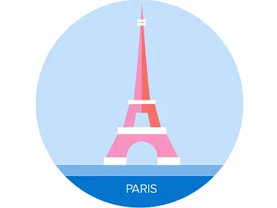 Paris illustration visual design