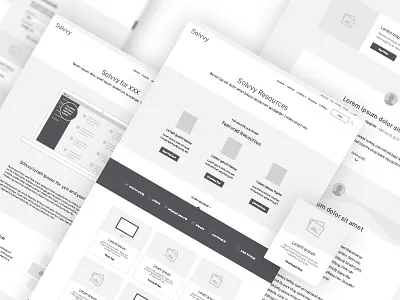 Solvvy, Content Strategy & UX brand aid content strategy discovery ui ux wireframes