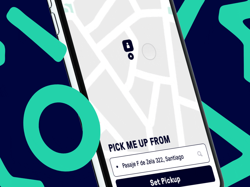 Map Pin microinteraction beat design system in flux interaction map microinteraction pin taxibeat