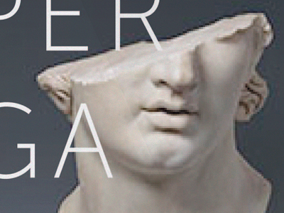 TheMet Pergamon Exhibit poster design ancient composition design exhibit met metropolitan museum poster typography
