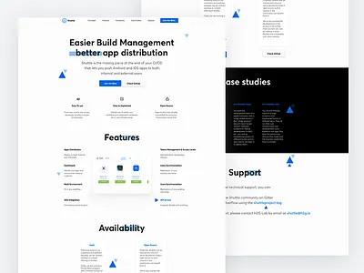 Shuttle website for fun article minimal ui ux web webdesign website white