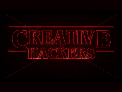 Stranger Creative Hackers creative hackers motion stranger things teaser video