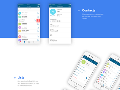 TextMagic iOS App ios ios app iphone messaging sms
