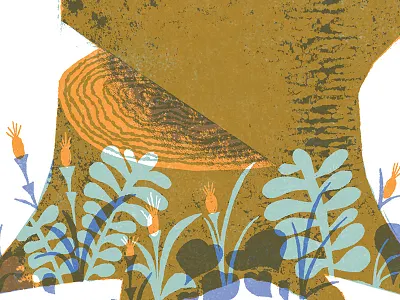 They Just Don't Make Them Like They Used To construction editorial illustration stump