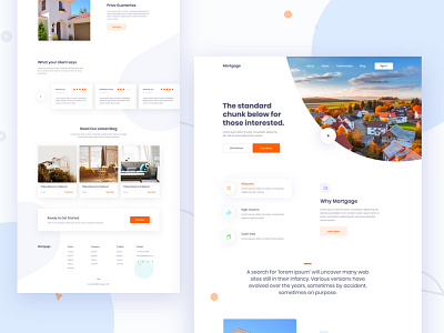 Mortgage Landing UI color creative design gmail google gradient job team uinugget ui uinugget work