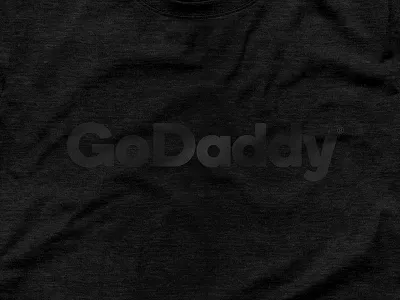 Black on Black black godaddy swag tshirt