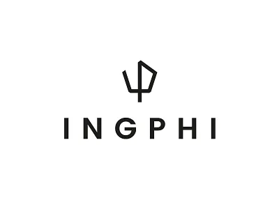 Ingphi logo . architecture design graphic identity logo