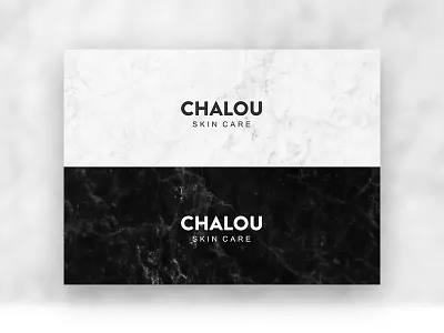 Chalou beauty design identity logo packaging product skincare