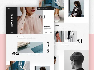 Farbric - Landing Page clean colors design landing minimal one page ui ux web
