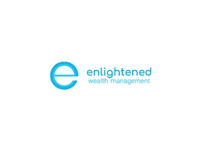 Enlightened Wealth Management Logo brand branding creative design enlightened identity logo logotype mark minimal vector wealth