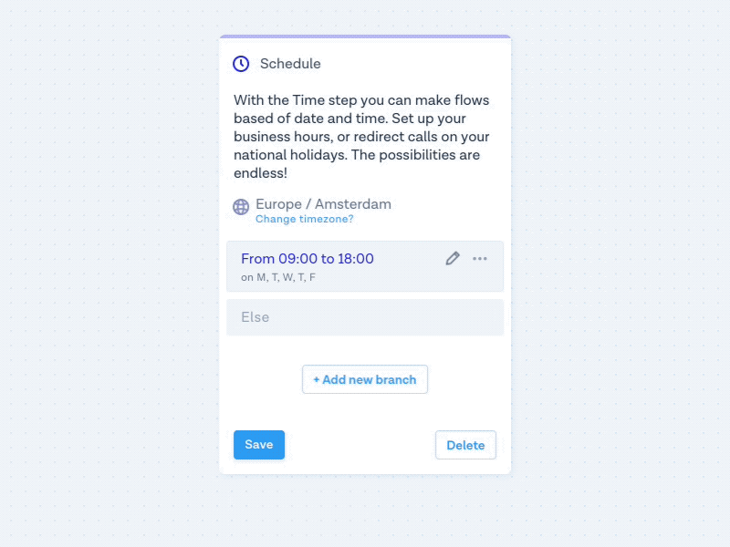 Schedule flows flow builder flows schedule settings time