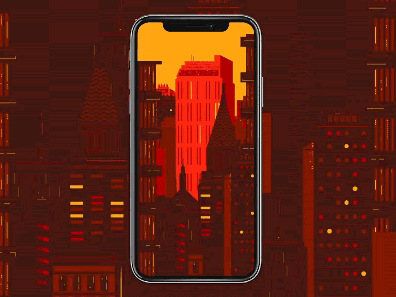 Example of Adobe XD Playoff: Location App