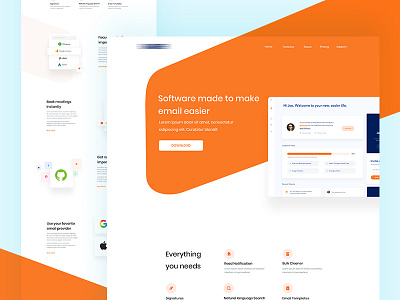 Landing page exploration crm design hashan interface landing page ui uidesign user web webdesign website