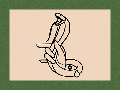 Snake Eye Icon eye hand snake sticker wip