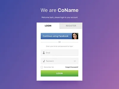 Login using Social daily ui design interface ios join login login page register sign in sign in ui signup ui user experience user interface ux