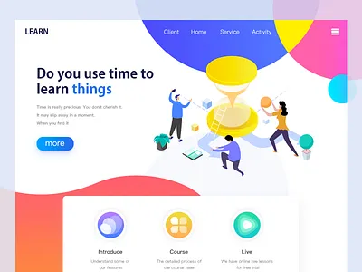 Cherish the time inbetweening lighthouse scenery ui web