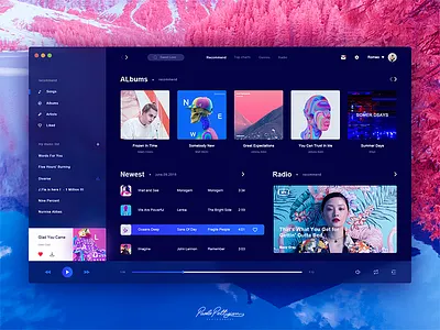 Music Recommend-2-8-6 mac web music play player list playlist