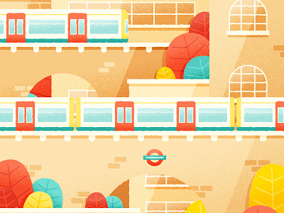 Overground illustration illustrator overground vector