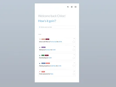 Notesy - To Do List Concept app design interface ios flat interface mobile ui ux