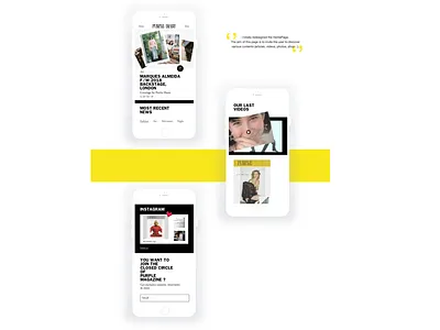 Purple mobile redesign - explanation art design direction graphic mobile ui ux