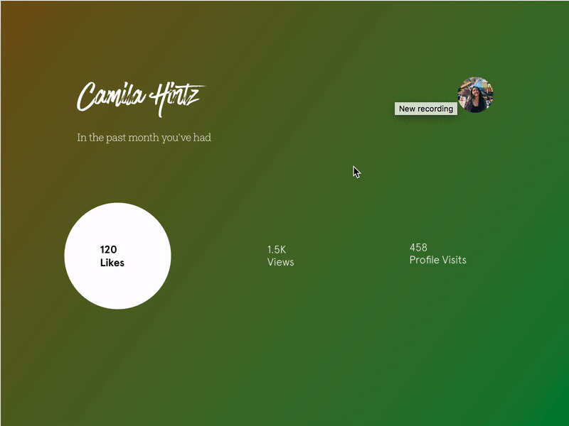 Daily UI #018 - Analytics Chart analytics chart daily data gradient minimal ui