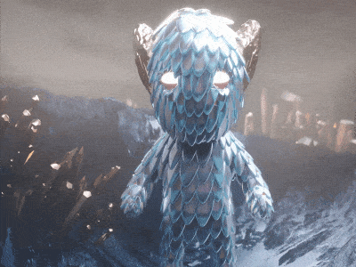 Little Monster 1 3d art cinema 4d design motion design motion graphics