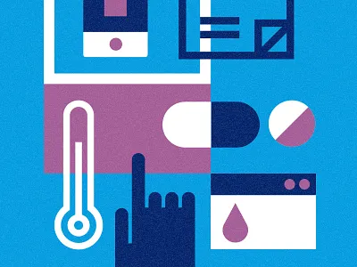 Monday Meds illustration medical medication pills
