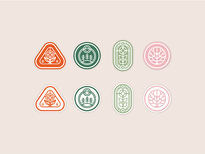 Greenhouse patches badge charlottenc church churchdesign illustration logo monoline patch patchdesign sketch