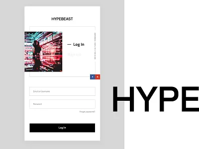 Daily UI 001 - Sign Up daily ui hypebeast quincy user interface visual design