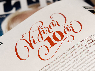 Lettering for Magasinet Filter custom type customtype handlettering lettering letters type typography