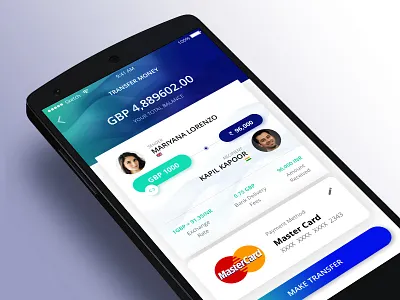 Conceptual Money Transfer Design concept idea money transfer