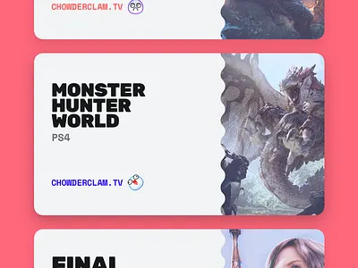 chowderclam.tv social media cards gaming live streaming social media twitter card video games