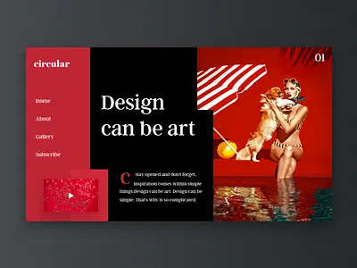 Fashion web design web