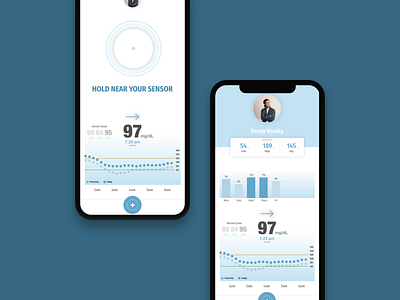Freestyle Libre App Concept app design application design ui ui design ux ux design web design. web designer