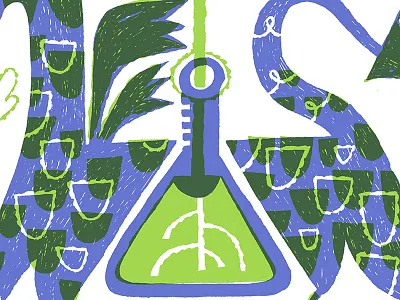 Bio Fuel editorial illustration poster sustainability