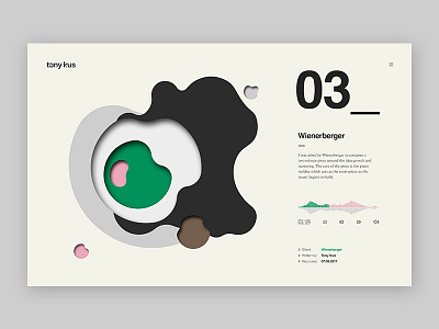 Audio detail page chart fluid geometric graphic design iconography icons illustration typography ui ux web design website