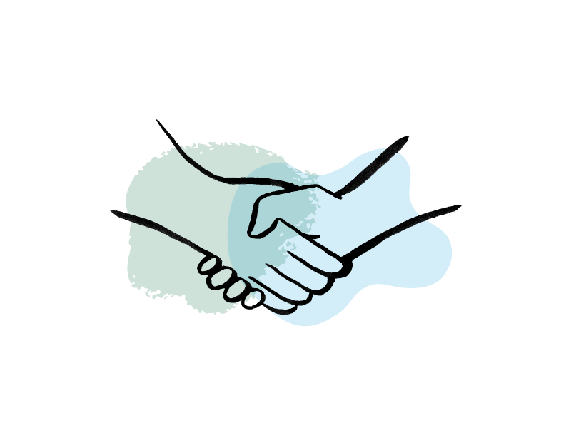 Ink-cons brush food grocery icon illustration ink paint watercolor