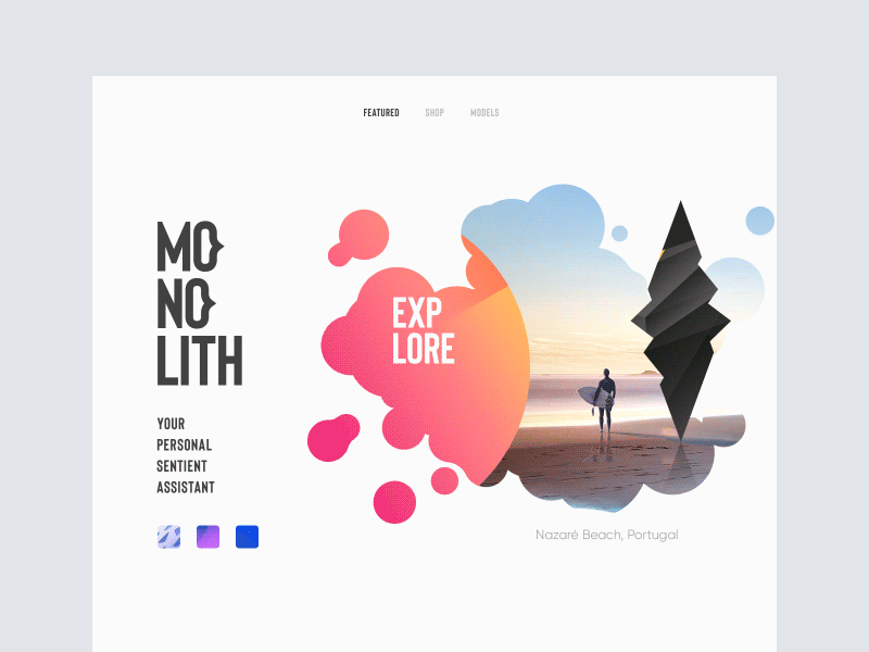 Monolith ai animation assistant gallery micro mono shape site