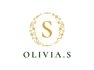 Olivia S Logo - Concept branding flower gold hotel leaf logo luxury o pattern s serif spa