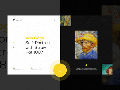 Van Gogh brand design inspiration interaction lookbook motion portfolio transition ui