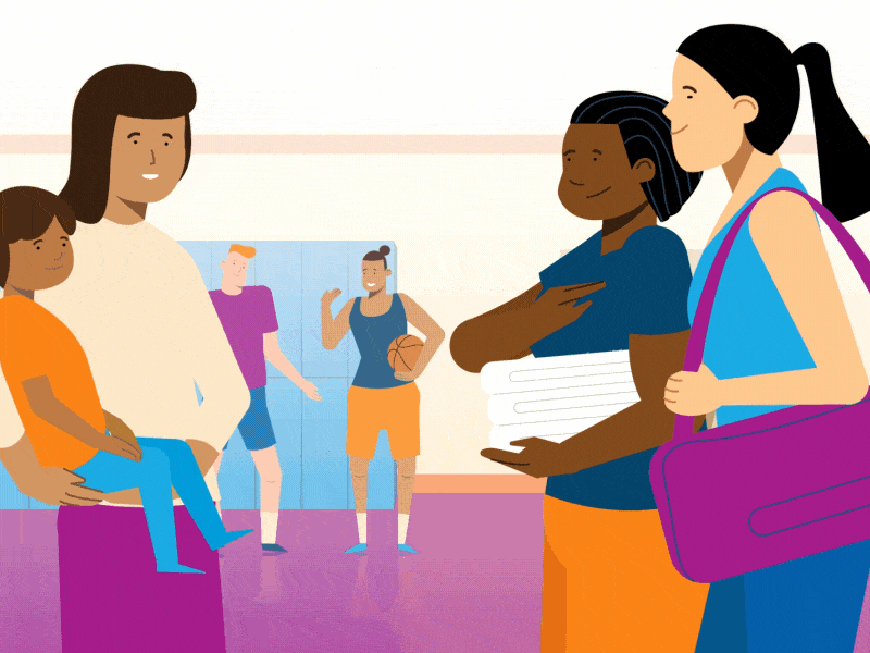 YMCA - The Power of Us! after effects animation c4d cinema 4d illustration