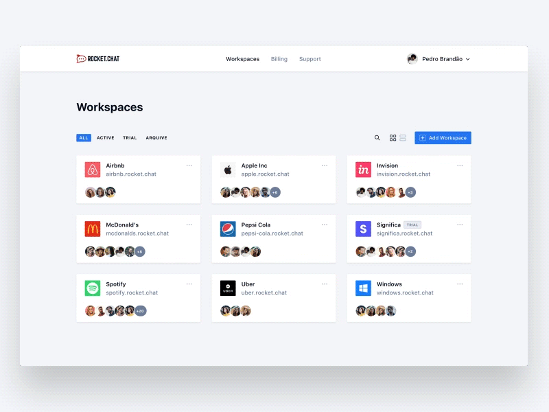 Light and/or Dark? app blue cards chat comparison dark desktop light sf team