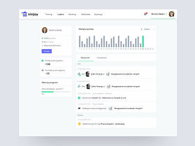 Ninjay – Profile app profil ui web app