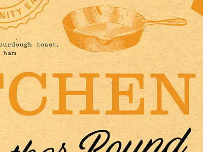 Sneak peek arrow badge chicken clarendon eat kitchen pig script slab texture tomatoes yellow